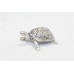 Tortoise Figurine Hindu Statue 70% Pure Silver Handmade Figure Pooja Wealth B363